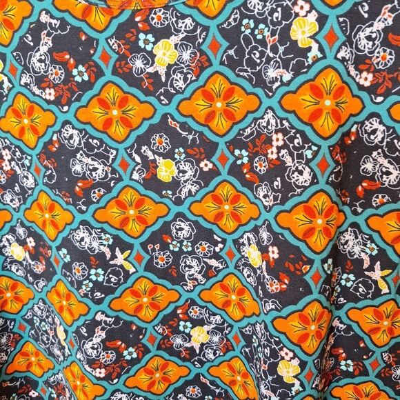 LULAROE Irma Womens Size XL Tunic‎ Top Hi Lo Hem Geometric Simply Comfortable - Picture 5 of 7